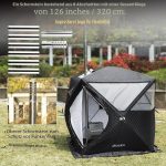 WILLOWYBE Tragbares Outdoor-Sauna-Set – Faltbares Saunazelt mit hocheffizientem Holzofen - Image 8