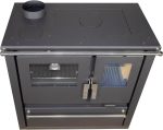 Nana IF „Verso CS Plus“ Küchenherd – 7,7 kW – Freistehender Kaminofen mit Backfach & Kochplatte – Energieeffizienzklasse A+ – Umweltfreundlich (EcoDesign 2022) – Modernes Design in Schwarz - Image 4