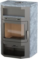 Thermia Bali Max Freistehender Kaminofen – Naturstein Grau, 8,5 kW - Image 8