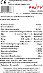 Prity 1P50R Küchenofen – 14 kW – Kraftvoller Werkstatt- & Küchenherd mit Backfach & Kochplatte – Klassisches Design in Schwarz/Graphit – Robuste Stahl-Konstruktion - Image 3