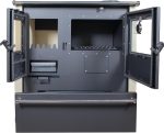 Nana IF Verso CS Plus Küchenherd – 7,7 kW – Multifunktionaler Holzofen mit Backfach & Kochfläche – Energieeffizienzklasse A+ – Elfenbeinfarbenes Design – Umweltfreundlich - Image 3