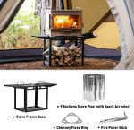 POMOLY Dweller Ultra 3 Edelstahl-Zeltofen – Tragbarer Camping-Heizofen mit Lagerungssockel - Image 3