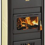 Prity S3 W13 Wasserführender Kaminofen – 18 kW – Zentralheizungs-Anschluss mit integriertem 16-Liter-Wassertaschen-Boiler – Energieeffizienzklasse A – Robuste Stahl-Konstruktion