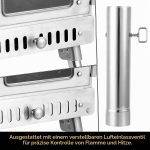 WILLOWYBE Tragbares Outdoor-Sauna-Set – Faltbares Saunazelt mit hocheffizientem Holzofen - Image 7