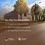 GLOW FIRE Mozart Opti-Myst Wasserdampf-Elektrokamin – Weiß, realistischer 3D-Flammeneffekt - Image 6
