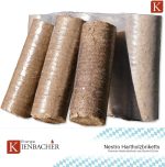 Energie Kienbacher Premium Nestro Hartholz-Briketts – 300 kg Palette (30 x 10 kg Säcke) – 100 % Buche & Eiche, runde Öko-Briketts ohne Zugloch - Image 3
