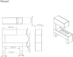 GLOW FIRE Mozart Opti-Myst Wasserdampf-Elektrokamin – Weiß, realistischer 3D-Flammeneffekt - Image 8