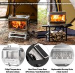 POMOLY Dweller Ultra 3 Edelstahl-Zeltofen – Tragbarer Camping-Heizofen mit Lagerungssockel - Image 4