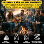 Neandertaler Feuer Eschen-Brennholz 300 kg – 25 cm ofenfertiges Hartholz für Kamin, Grill, Pizzaofen & Feuerschale (10 x 30 kg Kartons) - Image 4