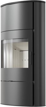 KRATKI KOZA/AB/S/2/ROLLO/W Kaminofen – 10 kW – Moderner Design-Kamin mit Panoramasicht – Energieeffizienzklasse A – Mit TERMOTEC-Speichertechnologie – Für Passivhäuser geeignet - Image 3