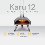 Ooni Karu 12 Multi-Fuel Pizzaofen – Mobiler Outdoor-Ofen für Holz, Holzkohle & Gas – 500°C in 20 Minuten – Authentische Pizza in 60 Sekunden – Leicht & Transportabel - Image 3