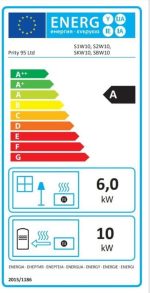 Prity S3 W13 Wasserführender Kaminofen – 18 kW – Zentralheizungs-Anschluss mit integriertem 16-Liter-Wassertaschen-Boiler – Energieeffizienzklasse A – Robuste Stahl-Konstruktion - Image 5