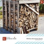 Energie Kienbacher Premium Buchen-Brennholz 33 cm – Kammergetrocknet & ofenfertig in stabilen 1 bis 5 SRM Holzboxen (Ideal für Kamin, Feuerschale & Pizzaofen) - Image 4