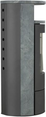 Thermia Munich V3 Kaminofen – 7 kW – Naturstein-Verkleidung aus Speckstein – Mit automatischer Verbrennungsluftregelung – Dauerbrand-Funktion - Image 5