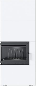 KRATKI Simple Box Kamin – 8 kW – Moderner Eck-Kaminbausatz – Weißes Stahldesign – 2-seitige Panoramascheibe – Energieeffizienzklasse A – Schnelle Montage - Image 7