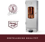 Kaiser 100 Elektro-Räucherofen – 110 cm – Hochwertige Handwerkskunst aus Edelstahl – Portabler Räucherofen mit Sichtfenster – Inklusive umfangreichem Zubehör-Set – Ideal für Fisch, Fleisch & Käse - Image 10