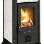 La Nordica Gemma Elegance Kaminofen – 6 kW, weiße Majolika-Keramik, hohe Effizienz