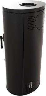 Kratki Koza AB freistehender Stahl-Kaminofen – 8 kW, Zylinder-Design, Energieeffizienzklasse A - Image 5