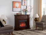 Artiflame Toscana AF23BS Elektrokamin – 1800 Watt – Freistehender Heizkamin mit täuschend echtem LED-Flammeneffekt & Knister-Sound – Inklusive Fernbedienung – Für Räume bis 30 m² - Image 2