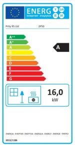 Prity 2P50 Holzherd & Kaminofen – 16 kW, XL-Backofen, BImSchV Stufe II zertifiziert - Image 5