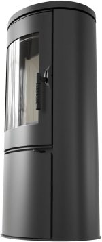 Kratki Koza AB freistehender Stahl-Kaminofen – 8 kW, Zylinder-Design, Energieeffizienzklasse A - Image 4