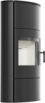 KRATKI KOZA/AB/S/2/ROLLO/W Kaminofen – 10 kW – Moderner Design-Kamin mit Panoramasicht – Energieeffizienzklasse A – Mit TERMOTEC-Speichertechnologie – Für Passivhäuser geeignet - Image 5