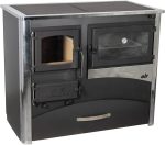 ABC Concept 2 Air Kaminofen – 11,6 kW – Multifunktionaler Holzofen mit Backfach & Kochplatte – Energieeffizienzklasse A – Robuste Edelstahl-Brennkammer – Autarkes Heizen & Kochen - Image 3