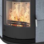 Fireplace Kft. Lyon Kaminofen – 8 kW – Exklusiver Speckstein-Kamin – Eck-Ofen mit Warmhaltefach – Energieeffizient – Zeitloses Design für bis zu 144 m³ - Image 3