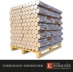 Energie Kienbacher Premium Nestro Hartholz-Briketts – Buche und/oder Eiche, runde Öko-Briketts ohne Zugloch (400 kg bis 1000 kg Großgebinde) - Image 9