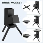 Stanbroil 3-in-1 Raketenofen – Outdoor-Campingkocher für Holz mit Grillrost und Kochplatte - Image 5