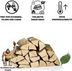 Hartholz-Brennholz – Kammergetrocknete Hainbuche & Buche – Scheitlänge 25 cm – Auf Palette – Perfekt für Kamin, Pizzaofen, Grill & Smoker - Image 3