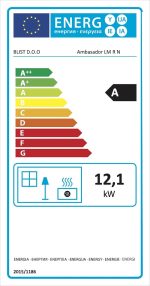 DanDiBo Ambasador Kaminofen – 12,1 kW – Mit Backfach – Freistehender Holzofen für Heizung & Kulinarik – Energieeffizienzklasse A – Zertifizierte Qualität - Image 7