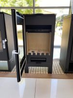 Verso Ina L Freistehender Kaminofen – 7,5 kW – Effizienter Holzofen in elegantem Schwarz – Ideal für Räume bis 120 m³ – Umweltfreundliche Verbrennung – Robustes Design - Image 4
