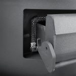 H&M Germany EVO 2.1 XL Kaminofen – 7 kW – Moderner Rundkamin mit Naturstein-Verkleidung – Titanium-Design – Integriertes Holzfach – Energieeffizienzklasse A - Image 4