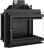 KRATKI Simple 8kW Eck-Kamineinsatz – Moderner Kamin mit beidseitiger Verglasung (BS) – Energieeffizienzklasse A – EcoDesign-konform – Hocheffiziente Verbrennung für offene Wohnkonzepte - Image 9