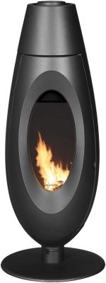 Invicta Gusseisen-Kaminofen – 5 kW – Moderner Design-Kamin – Anthrazit – Hochwertiges Guss-Design – Energieeffizient & Langlebig – Französische Qualitätsarbeit