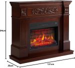 Artiflame Toscana AF23BS Elektrokamin – 1800 Watt – Freistehender Heizkamin mit täuschend echtem LED-Flammeneffekt & Knister-Sound – Inklusive Fernbedienung – Für Räume bis 30 m² - Image 10