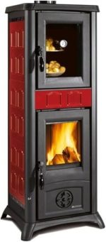 La Nordica Gemma Forno Holzofen – 6,5 kW, Burgunderrot
