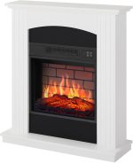 ArtiFlame Collins AF18B Freistehender Elektrokamin – 1,8 kW, modernes Eichen-Finish - Image 3