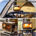POMOLY Dweller Ultra 3 Edelstahl-Zeltofen – Tragbarer Camping-Heizofen mit Lagerungssockel - Image 6
