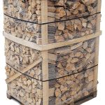 BlackSellig Reines Buchen-Brennholz – 800 kg Palette (ca. 25 cm Scheite) – Kammergetrocknetes, ofenfertiges Hartholz für Kamin & Ofen