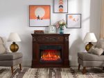 Artiflame Toscana AF23BS Elektrokamin – 1800 Watt – Freistehender Heizkamin mit täuschend echtem LED-Flammeneffekt & Knister-Sound – Inklusive Fernbedienung – Für Räume bis 30 m² - Image 4