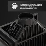KRATKI Simple 8kW Eck-Kamineinsatz – Moderner Kamin mit beidseitiger Verglasung (BS) – Energieeffizienzklasse A – EcoDesign-konform – Hocheffiziente Verbrennung für offene Wohnkonzepte - Image 4