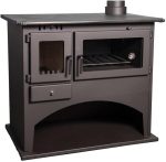 EEK Viki Küchenofen – 10,5 kW – Leistungsstarker Werkstattofen mit Backfach & Kochplatte – Für Räume bis 200 m² – Autark heizen & kochen – Robustes Design mit Holzfach - Image 2