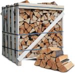 JSM-Brennholz Premium Buchen-Brennholz 33 cm – 1 RM ofenfertig auf Palette gestapelt (ca. 1,6 SRM / 500 kg) – Für Kamin, Ofen, Grill & Smoker