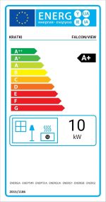 KRATKI AB Stahl-Kaminofen – 8 kW, Modernes zylindrisches Design, Energieeffizienzklasse A - Image 6