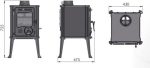 Guca Iskra Kaminofen – 6 kW – Massiver Guss-Ofen im Antik-Design – Energieeffizienzklasse A+ – 85,6 % Wirkungsgrad – Für Holz & Briketts - Image 6