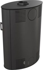 Kratki Steel AB Kaminofen – 10 kW, zylindrischer Kamin in Schwarz - Image 8