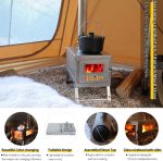 Soomloom Fiery 3.0 Titan-Holzofen – Tragbarer, klappbarer Campingofen - Image 2