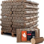 HEIZFUXX Nestro XL Hartholz-Briketts – 960 kg Palette (96 x 10 kg Packungen) – Premium-Brennstoff für Kamin, Ofen & Heizkessel – Hoher Energiegehalt